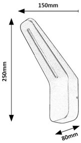 Aplica LED iluminat exterior ambiental, Protectie IP54, Ognon