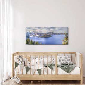Tablou lacul montan (120x50 cm)