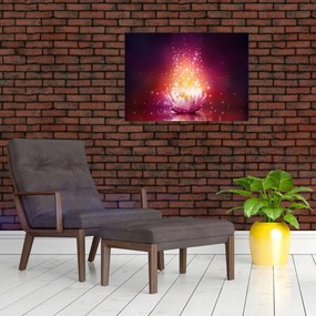 Tablou cu floare de lotus (70x50 cm)