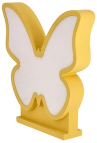 Veioză pentru copii galbenă Butterfly – Candellux Lighting