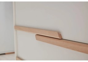 Comodă pentru copii Pinio Snap, alb