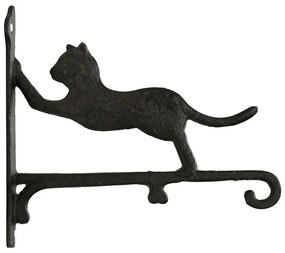 Cuier de perete decorativ, din fonta, L26 cm, Le Chat
