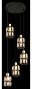 Lustra cu 5 pendule design modern WOLLI