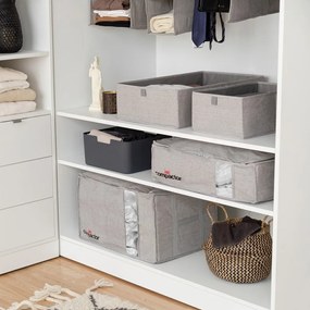 Cutie de depozitare gri Compactor Oxford, 42 x 36 cm