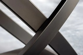 Masa extensibila cu design prin rotire Inception 130-190cm aspect ruginiu