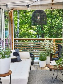 Markslöjd 107990 - Lampă LED suspendată pentru exterior GARDEN24, 2,86 W/24 V, IP44, negru