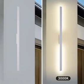 BRILAGI - aplică de perete LED pentru exterior LUNA LED/30W/230V 3000K IP65 150 cm albă CRI 90