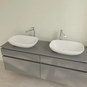 Lavoar pe blat alb lucios 56 cm, dreptunghiular, Villeroy  Boch, Loop  Friends