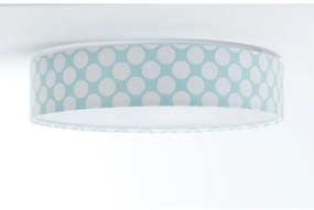 LED Plafonieră GALAXY KIDS LED/24W/230V verde cu buline albe