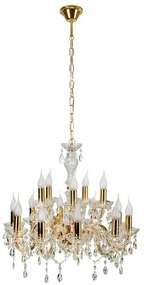 Lustră pe lanț MARIA TERESA 15xE14/40W/230V