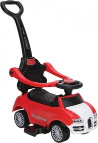 Masinuta copii si bebe NOVOKIDS™ Classico Rider 2 in 1 , Cu melodii si sunete, Maner de impins pentru parinti detasabil, Functie trotineta fara