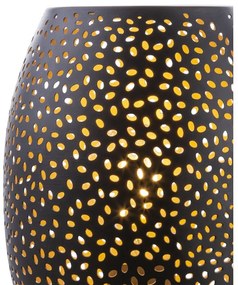 Veioza metalica design decorativ NARRI auriu/negru 24002S GL