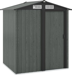 Outsunny Căsuță de Grădină cu Acoperiș Înclinat, 152x132x188 cm, Verde | Aosom Romania