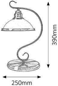Rabalux 2752 - Lampa de masa ELISETT 1xE27/60W/230V