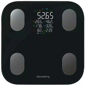 Cantar de baie negru Klausberg KB7854