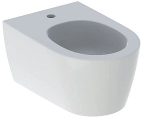 Bideu suspendat, 540x370 mm, preaplin ascuns, orificiu pentru baterie, KeraTect, alb