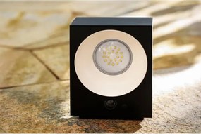 Viking - Aplica de perete solară LED cu senzor, reglabilă, 2W/3,7V, IP65, 4000K
