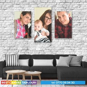 Tablou Multicanvas – 2 buc. x 30X80+ 1 buc. x 30×100 cm