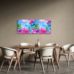Tablou - Valuri colorate (120x50 cm)