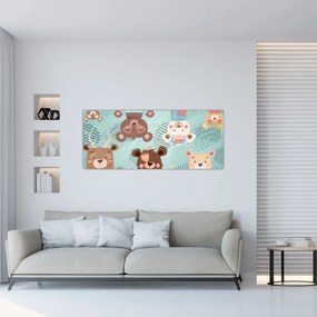 Tablou - Ursuleții veseli (120x50 cm)