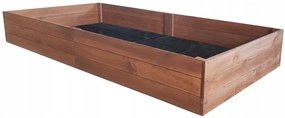 Pat din lemn natural impregnat 200 x 100 x 27 cm