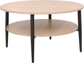 Masuta Cafea Konnys Rotunda Pal Finisaj Natur Diametru 80 Cm