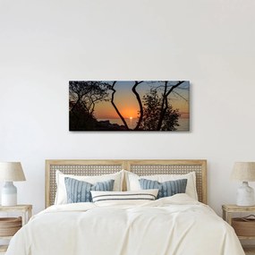Tablou cu apus de soare (120x50 cm)