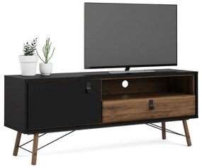 Comodă TV Tvilum Ry, negru-maro