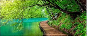 Tablou - Lacurile Plitvice (120x50 cm)