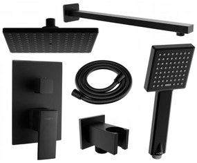 Mexen Uno Set de duș încastrat DR45, negru - 71435DR45-70