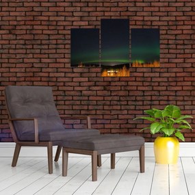 Tablou cu aurora borealis (90x60 cm)