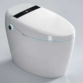Set vas WC pe pardoseala Relax Regal alb cu functie bideu electric si capac softclose