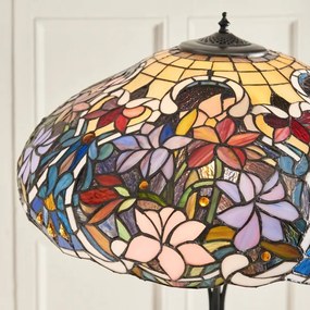 Endon 64323 - Lampă de podea Tiffany SULLIVAN, 2xE27/60W/230V, Ø 56 cm