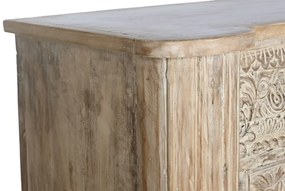 Consola sculptata, natur, din lemn masiv, Imperial