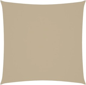 vidaXL Pânză parasolar, bej, 3x3 m, țesătură oxford, pătrat