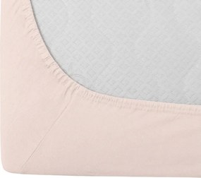 Cearsaf Jersey svetle roz 90 x 200 cm