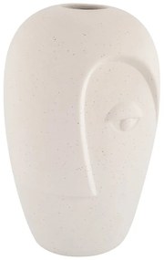 Vază crem din ceramică (înălțime 19,5 cm) Face – House Nordic