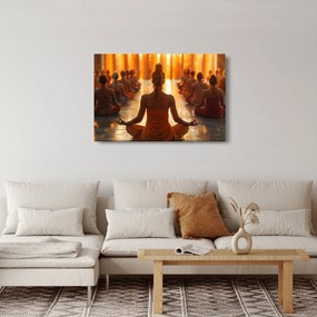 Tablou - Lecții de yoga (90x60 cm)