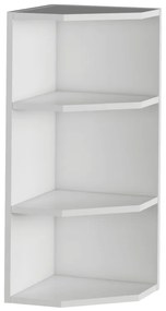 Dulap superior de colt, alb, JULIA TYP 3