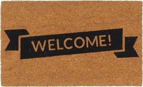 vidaXL Covoraș de ușă, natural, 45x75 cm, fibre de cocos