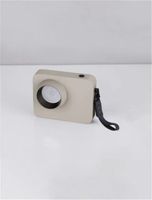 Lampa de masa LED portabila KEDROS bej
