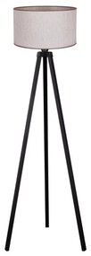 Lampadar Duolla 1xE27/60W/230V d. 44 cm bej/wenge
