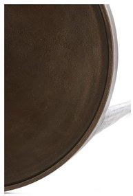 Măsuță auxiliară rotundă din metal ø 43 cm Tobias – Light &amp; Living