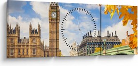Tablou - Big Ben, Londra (cu ceas) (90x30 cm)