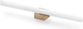 Aplica LED pentru baie IP44 CALMA 7W lemn/opal