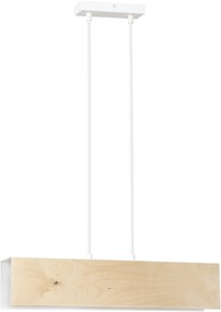Emibig Carlo lampă suspendată 2x60 W alb 611/2
