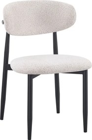 Scaun Bucatarie/ Dining Felicio Boucle Crem