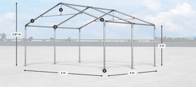 Hală de depozitare/garaj 3x4x2m Comfort PE 240g
