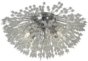 Lustra aplicata design deosebit din margele din sticla Sunburst 4Lt