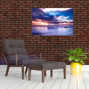 Tablou - Apus de soare la mare (90x60 cm)